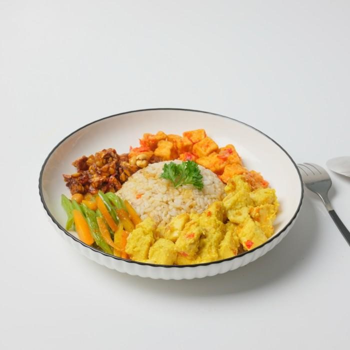 

(Expert) Low Cal Nasi Campur Chicken Breast Bumbu Rempah .Healthy Diet Catering
