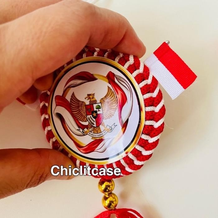 Dekorasi 17 agustus/gantungan mobil 17 agustus/dekorasi kemerdekaan HUT RI/dekorasi mobil ketupat