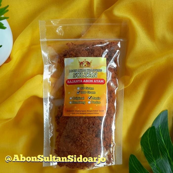 

(Expert) Abon Ayam Kampung Sultan 100 gr pouch