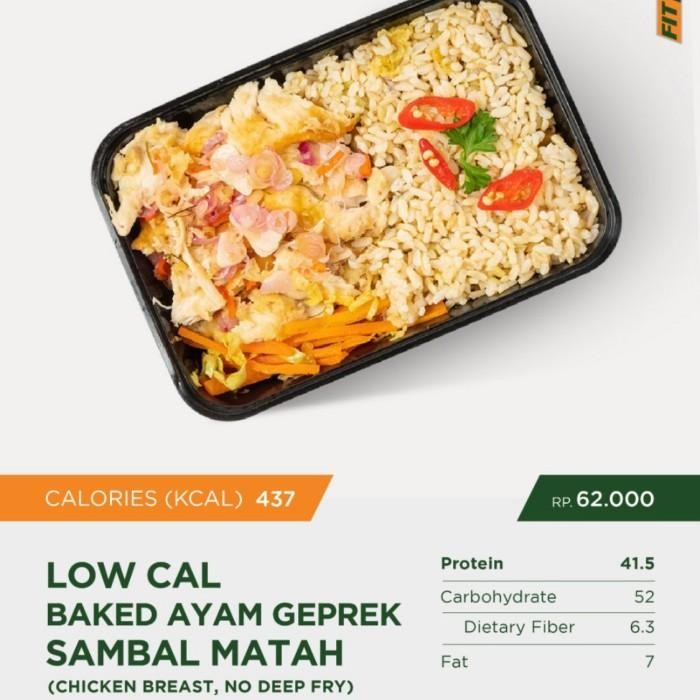 

(Expert) Low Cal 'BAKED' Ayam Geprek with LowCAL Sambal. Healthy Diet Catering
