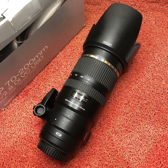 lensa tele tamron 70-200mm f2.8 vc for canon