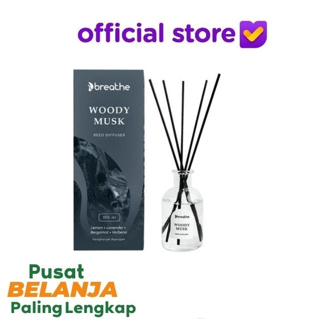 Jual [READY] Breathe 100 Ml Reed Diffuser Woody Musk