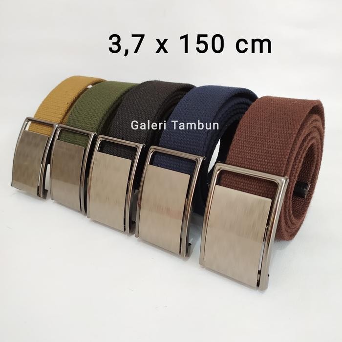 IKAT PINGGANG JUMBO SABUK GESPER JEPIT NYLON KANVAS