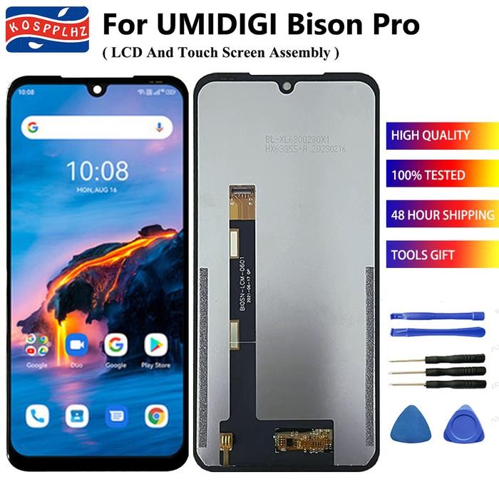 6.3inch Tested For UMIDIGI Bison Pro LCD Display Touch Screen Digi
