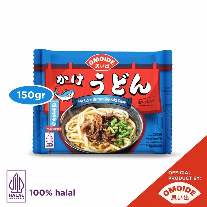 

New Omoide Kake Udon 150gr/ Udon / Mie Instan Kuah Rebus / Makanan Jepang Halal Instan