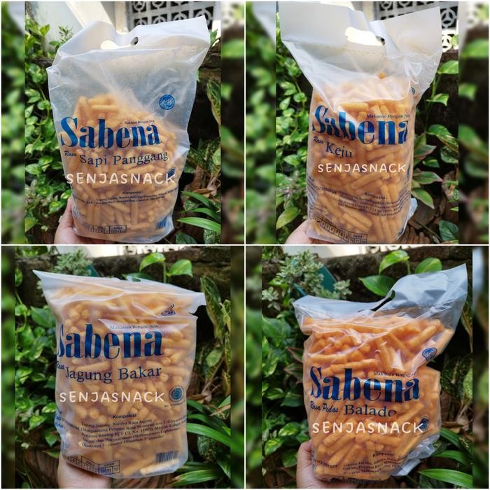 

New Snack Sabena Stick Balado Jagung Bakar Keju Jajanan Kiloan 360g