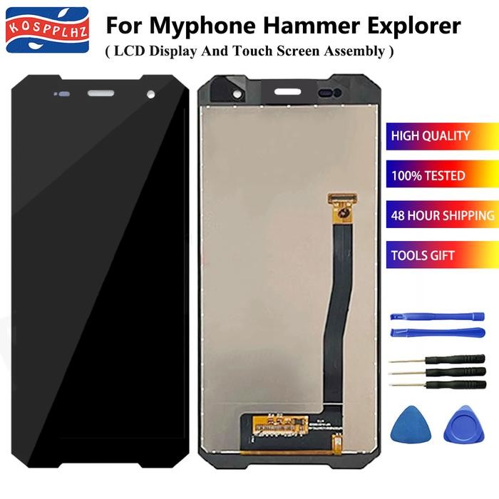 For Myphone Hammer Explorer LCD Display Screen Front Touch Glas