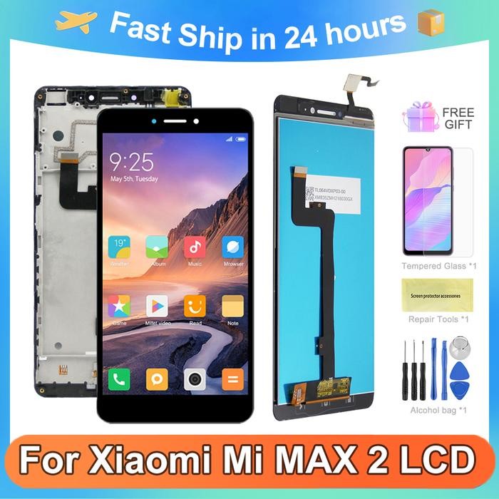 For Xiaomi 6.44Mi Max 2 For Ori Mi Max2 MDE40 MDI40 LCD Display