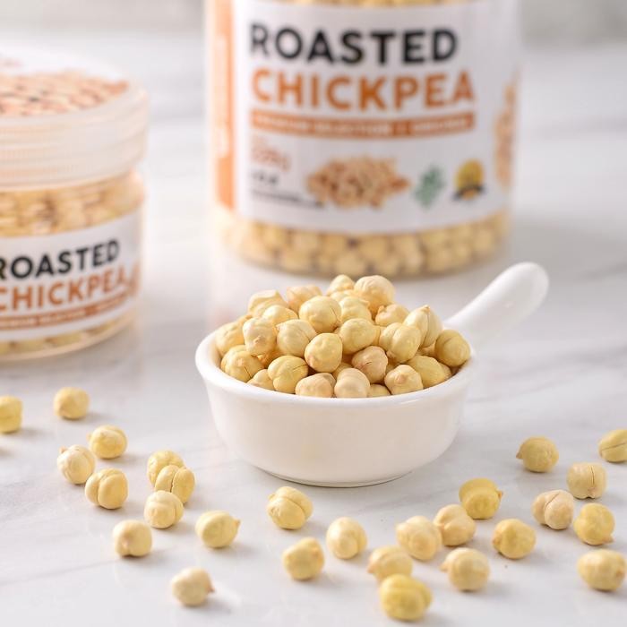 

New Kacang Arab Premium Panggang Renyah & Gurih Original 100% Roasted Chickpeas Chickpea Garbanzo