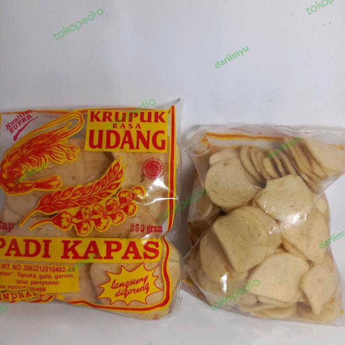 

New KRUPUK KHAS INDRAMAYU CAP PADI KAPAS RASA UDANG