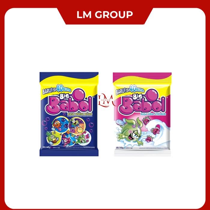 

New Permen Karet Big Babol 1 Pack Isi 40 Butir LM Snack