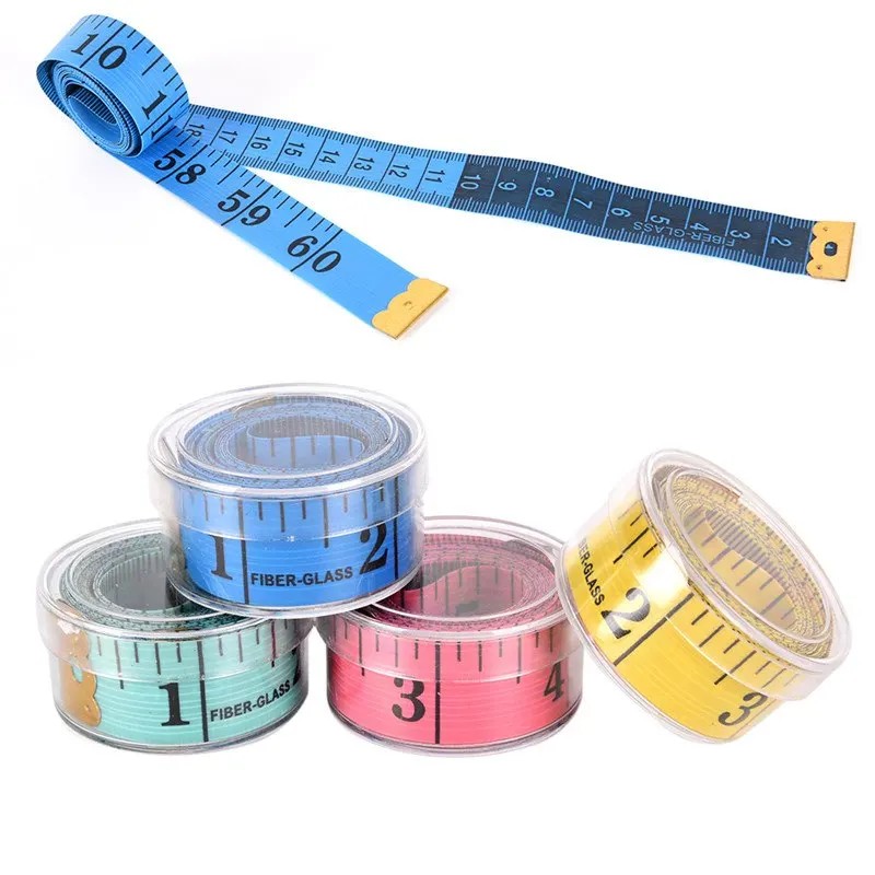 150Cm/60" Tape Measure Body Measuring Ruler Sewing Tailor Soft Flat Sewing Ruler Meter Sewing