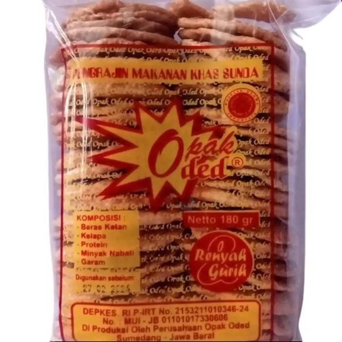 

ASLI Opak Ketan Bakar Oded Sumedang - Makanan Khas Sumedang Food READY STOCK