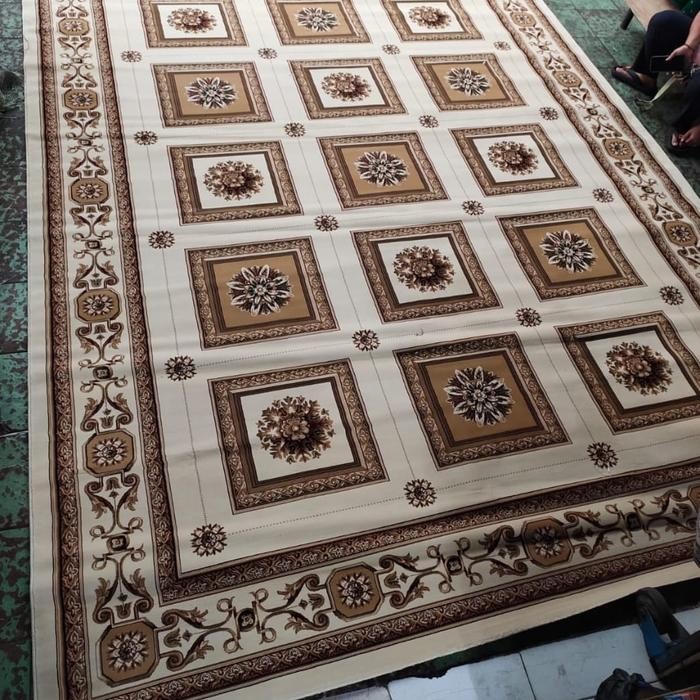 Karpet Permadani Turki Tebal Mewah Ukuran Besar 3X4