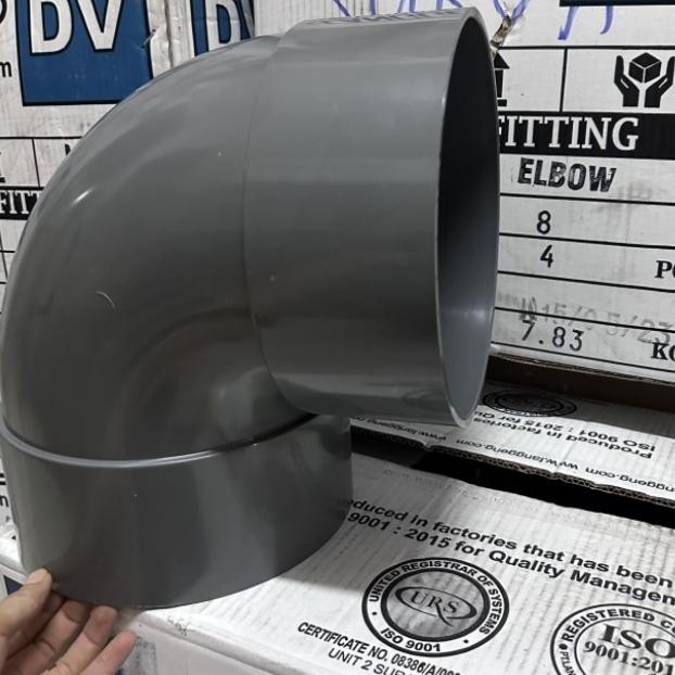 TERBARU Keni 8" inch D Elbow Knee Kenie Knie L PVC 8 inch D Langgeng