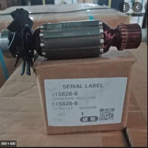 Laris Armature Makita 515828-8 Armatur Angker Rotor Mt 90 Gerinda Mt90 Ori