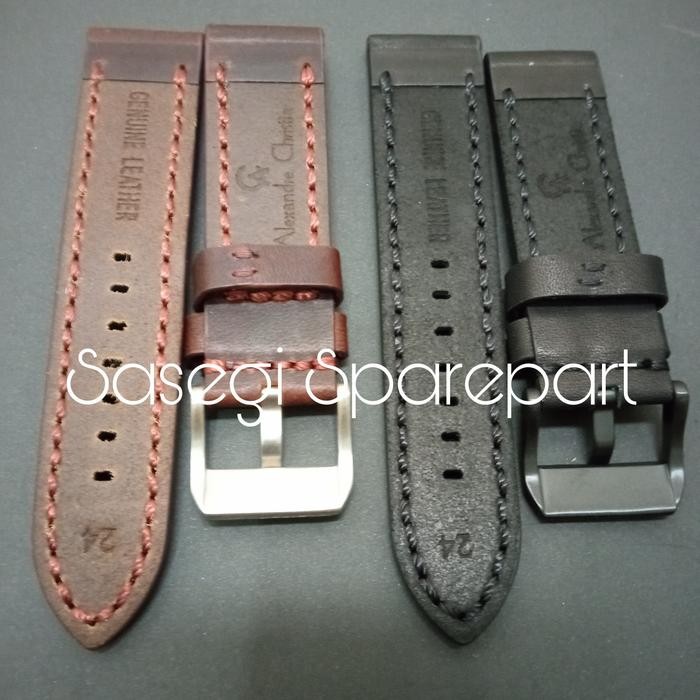 Tali Strap Jam Tangan Kulit Alexandre Christie Strap Kulit Ac Asli