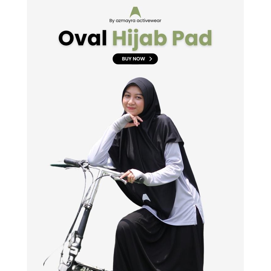 AZMAYRA Hijab Oval / Hijab Sport / Hijab Daily
