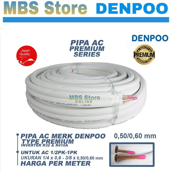 PIPA AC DENPOO 1/2PK-1PK ( PER METER)