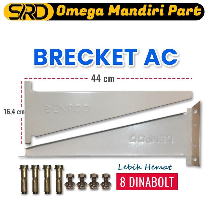 BRACKET AC OUTDOOR 1/2PK-1PK+DINABOLT BREKET AC/AIR CONDITIONER/DUDUKAN AC OUTDOOR/BREKET AC