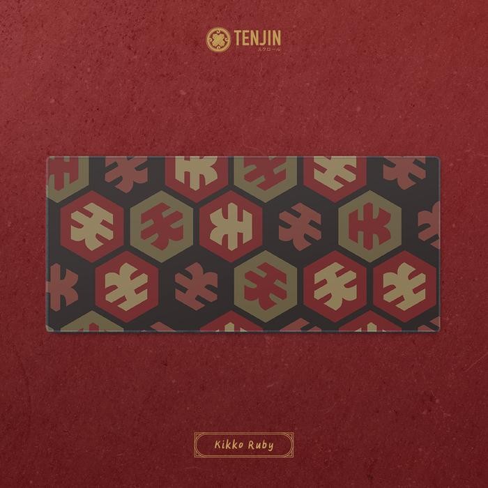 Tenjin Scrollworks - Kikko Ruby Deskmat