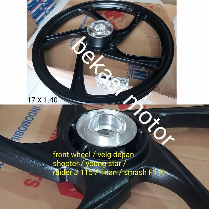 velg DEPAN suzuki smash TITAN bisa shogun 110 125R arashi shooter