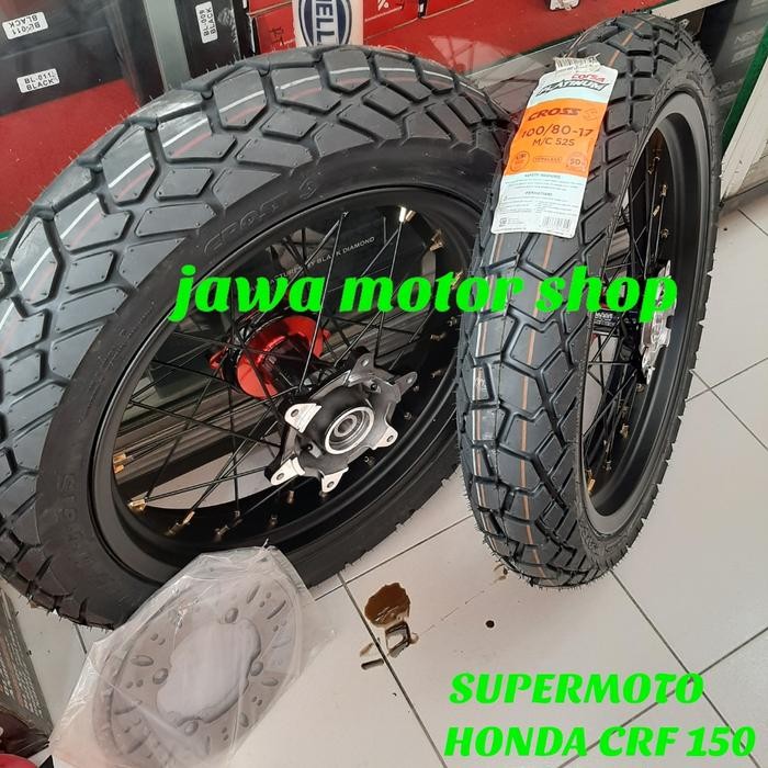 Velg supermoto crf 150 plus ban Corsa cross s platinum velg rossi