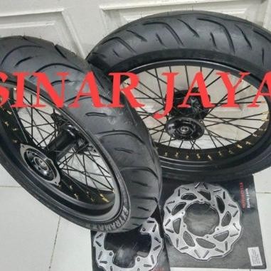 velg supermoto crf klx dtracker 150 wr 155 full set plus ban