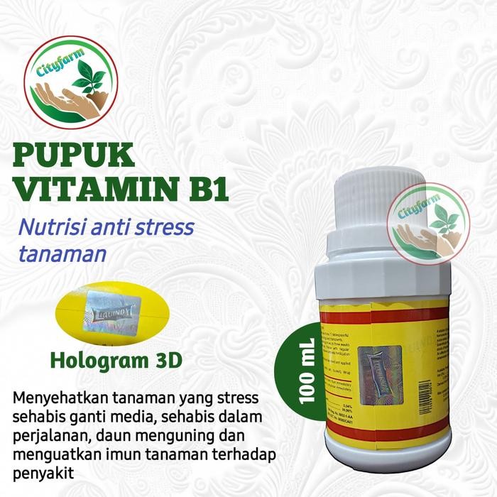 Pupuk Vit B1 Tanaman Original Usa Berhologram Daun