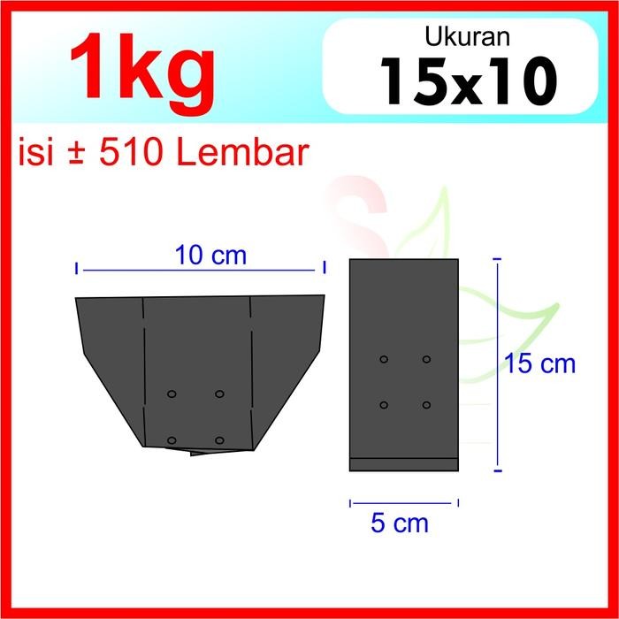 Polibag/ Polybag 1 Kg, 10X15 15X15 2020 2525 3030Cm 40X40