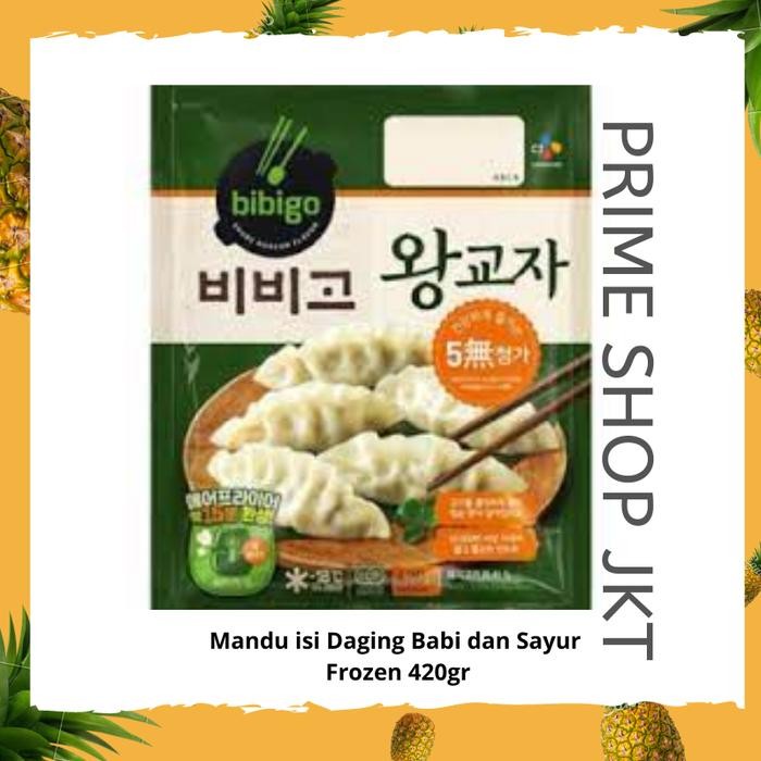 

Bibigo Mandu isi Daging dan Sayur 420gr Pangsit Gyoza Babi Korea