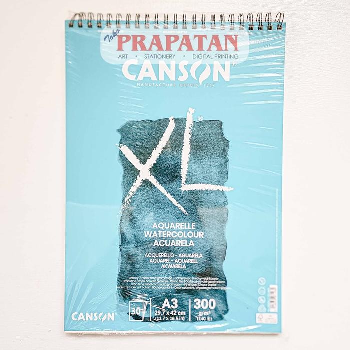 

Canson Xl Aquarelle Watercolor Book Pad A3 Buku Cat Air