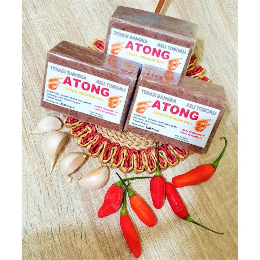 

Terasi Bangka /Belacan Bangka terasi toboali asli (250 gram)