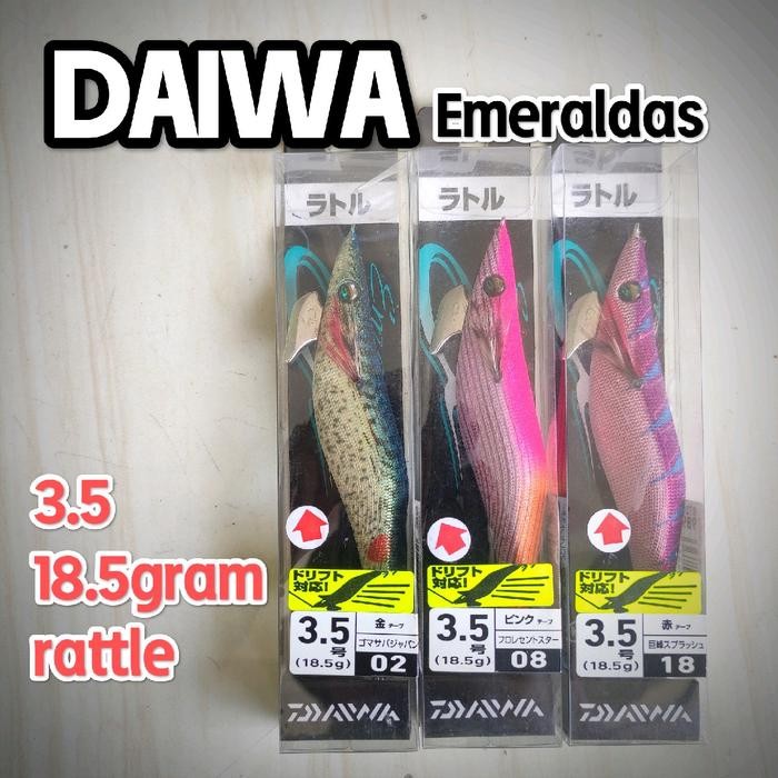 egi DAIWA Emeraldas #3.5 18gram (umpan pancing cumi)