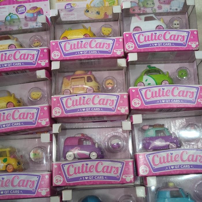 Ready- Shopkins Cutiecar Series Diecast Cutie Cars Mobil