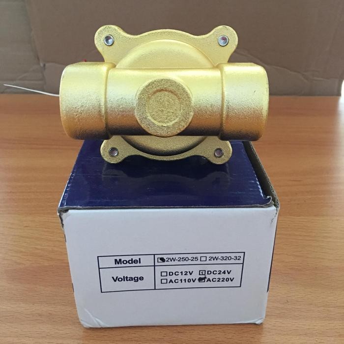 Solenoid Valve 2W-250-25 220V 1 Inc Kran Water Dn25 2W 250 25 Uw-25 1"