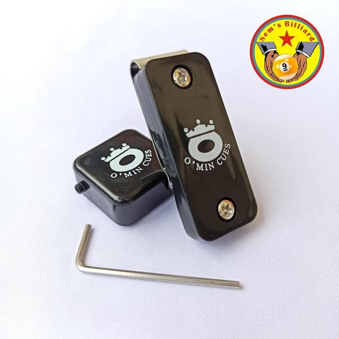 Omin Magnetic Chalk Holder - Black - Stick Billiard - Stik Biliyar