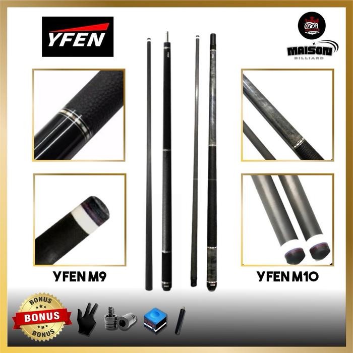 Stik billiard yfen m9 / yfen m10 - stick billiard carbon shaft