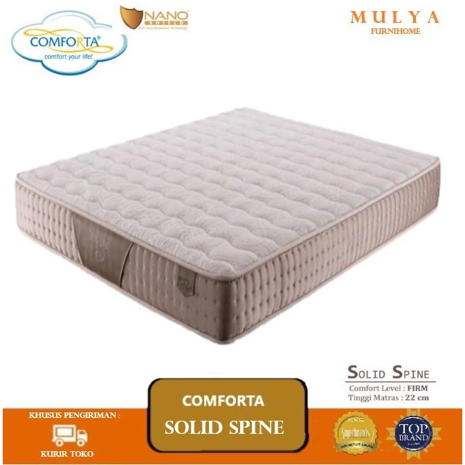 Comforta Springbed Solid Spine / Kasur Comforta Saja / Full Set Solid Spin