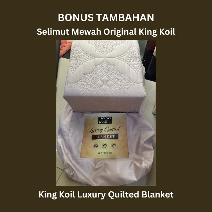 Full Set King Koil Duke Oakland Kasur/Matrass/Mattress/Springbed Kingkoil Latex (Firm)