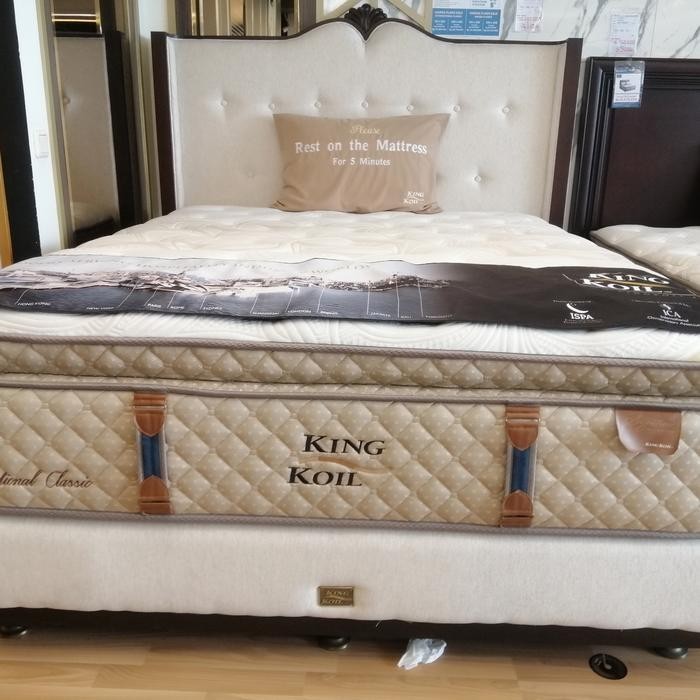 King Koil Kasur Springbed Natural Response - Full Set Ukuran 180X200