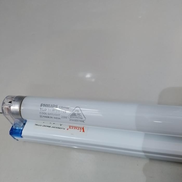 Kap Balok Lampu Tl 36Watt/40Watt + Fitting + Ballast Pasti Diskon