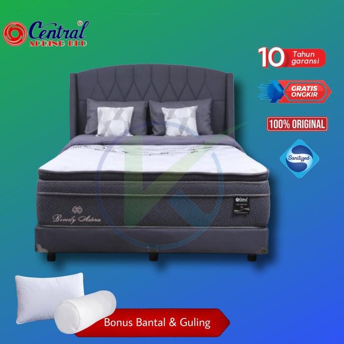 Central Springbed Kasur Beverly Asteria Pocket Spring Latex Hanya Kasur Saja Uk. 160X200