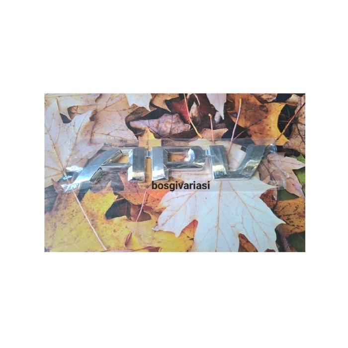 TERBARU EMBLEM APV CHROME / EMBLEM SUZUKI APV / EMBLEM TULISAN APV
