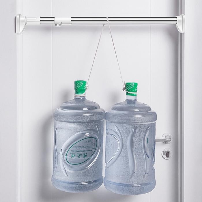 Terlaris Tiang Hordeng Fleksibel Tiang Jemuran Baju Gantungan Tiang Gorden