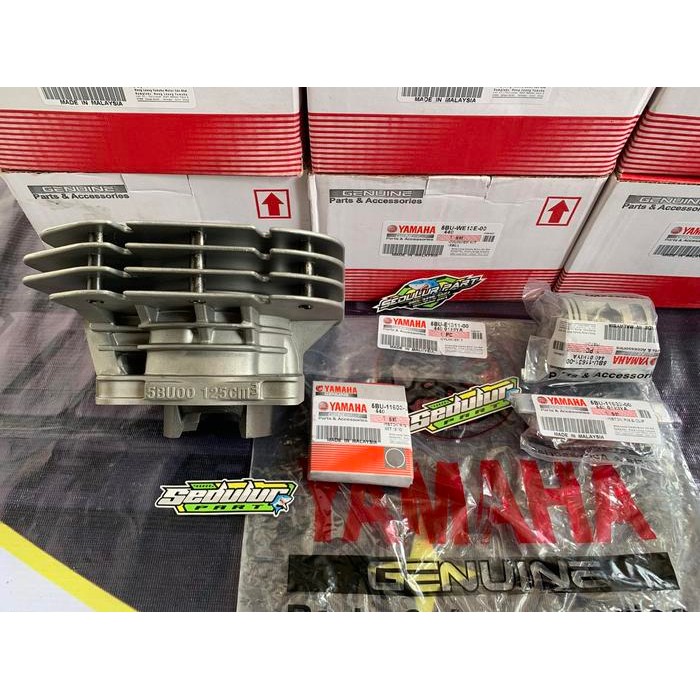 BLOK BLOCK CYLYNDER KIT YAMAHA 125Z 125ZR ORINAL YAMAHA MALAYSIA masih ready
