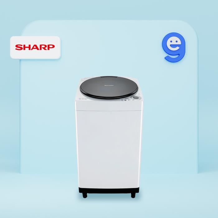 SHARP Mesin Cuci 1 Tabung 9Kg ESM 909T / Sharp ESM909TGG / 909 TGG