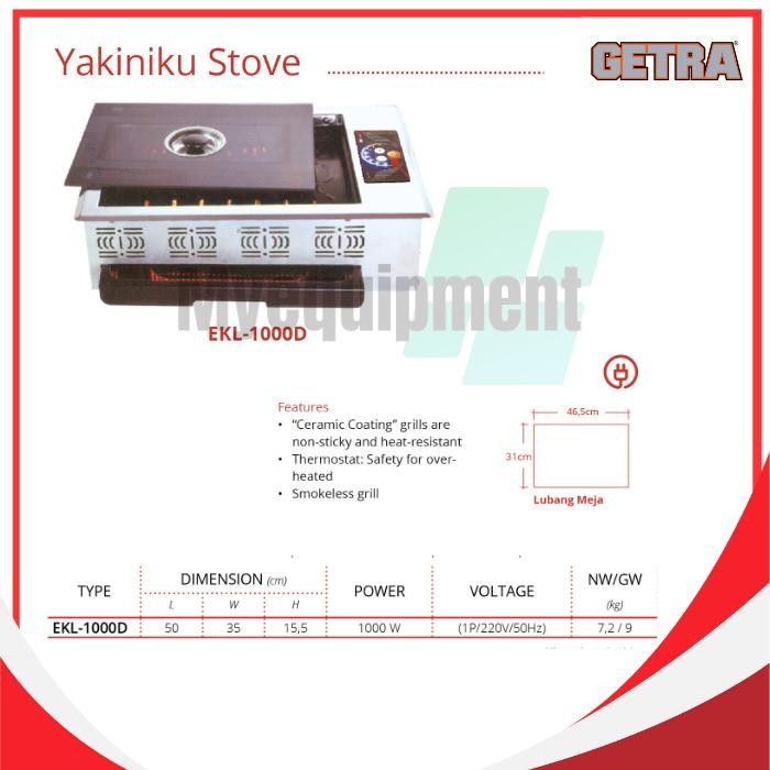 YAKINIKU STOVE GETRA EKL-1000D