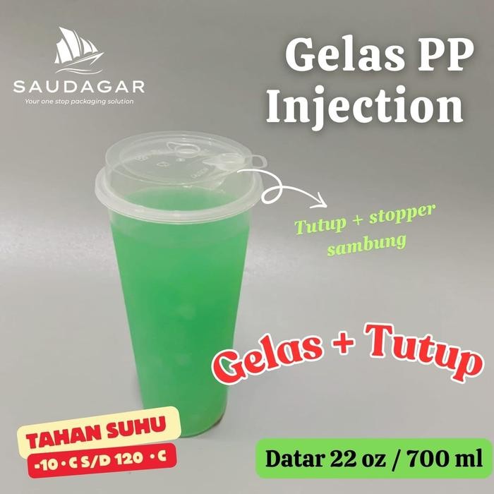 

Gelas Cup PP Injection 22 oz / Gelas Thinwall 650 ml