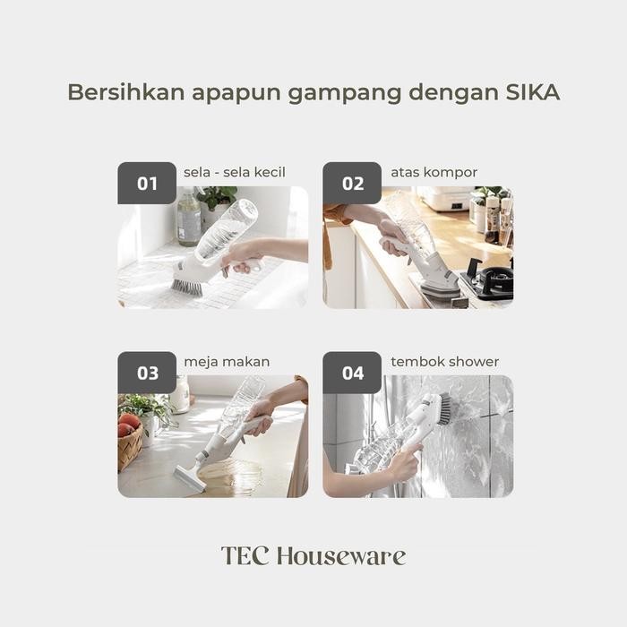 

TECSIKA Multi Brush Cleaning kit Set untuk Rumah Sikat Multifungsi Cleaning Brush Sikat Pembersih